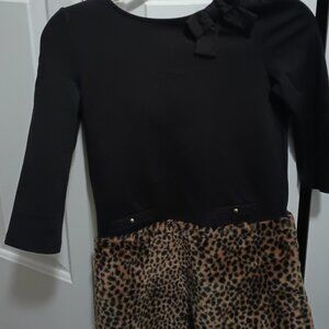 Janie and Jack plush leopard dress